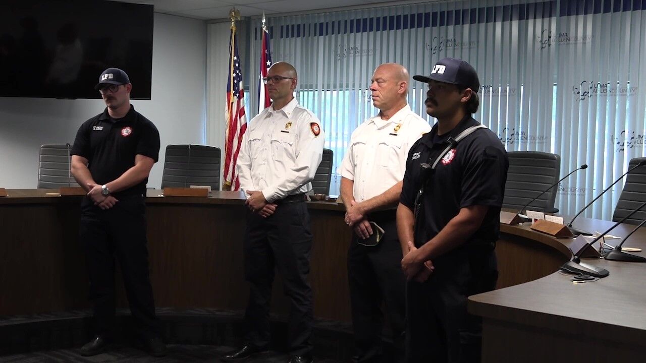 Lima Firefighters honored after first year of service